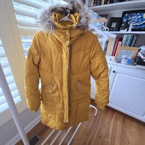 ONLY Mustard yellow Women's Duck down puff jacket